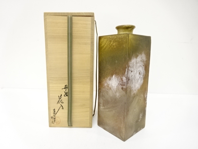 丹波焼　正元直作造　水指　無傷　共箱　保証。 丹波焼 正元直作造 水指 無傷 共箱 保証。 | STORESショップARIKA